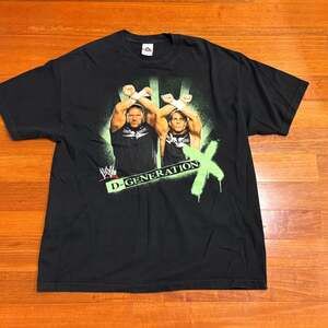 Vintage Y2K WWE D-Generation X Triple H & Shawn Michaels DoubleSided Graphic XL